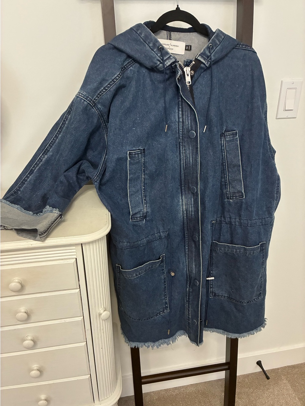 Marques/Almeida x Topshop oversized baggy denim jacket. Size M but really big!